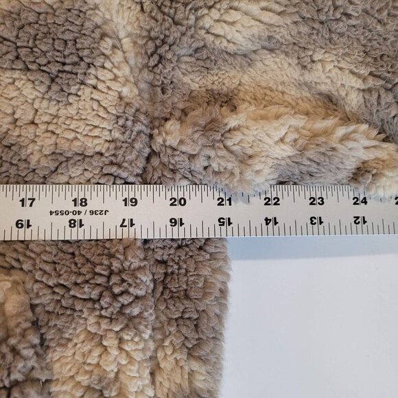 Sage Collective Jet Setter Faux Shearling Teddy 1/4 Zip Pullover Size L NWT $85 - Picture 9 of 10